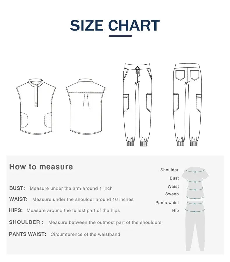 Elevate Your Workday: The Ultimate 10-Pocket Women's Scrub Set for Style and Comfort - Healthcare Vibes