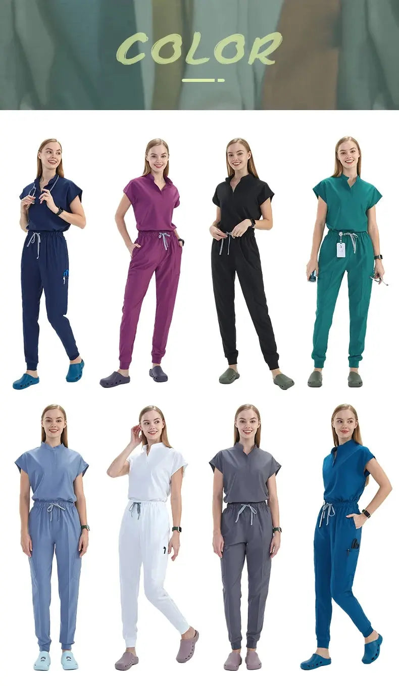 Elevate Your Workday: The Ultimate 10-Pocket Women's Scrub Set for Style and Comfort - Healthcare Vibes
