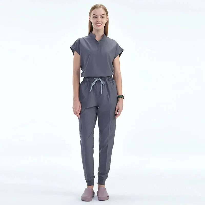 Elevate Your Workday: The Ultimate 10-Pocket Women's Scrub Set for Style and Comfort - Healthcare Vibes