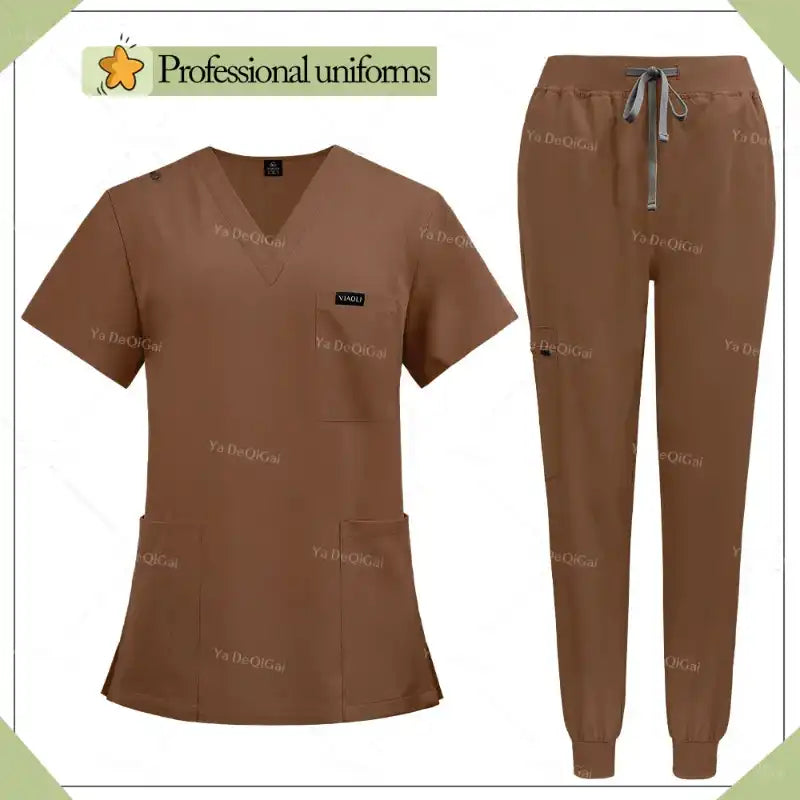 Unisex Multicolor Hospital Medical Scrub Uniform Sets - Healthcare Vibes
