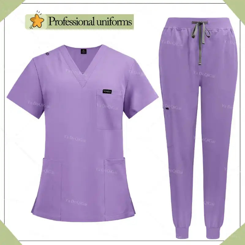Unisex Multicolor Hospital Medical Scrub Uniform Sets - Healthcare Vibes