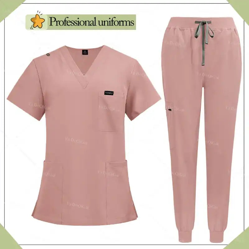 Unisex Multicolor Hospital Medical Scrub Uniform Sets - Healthcare Vibes