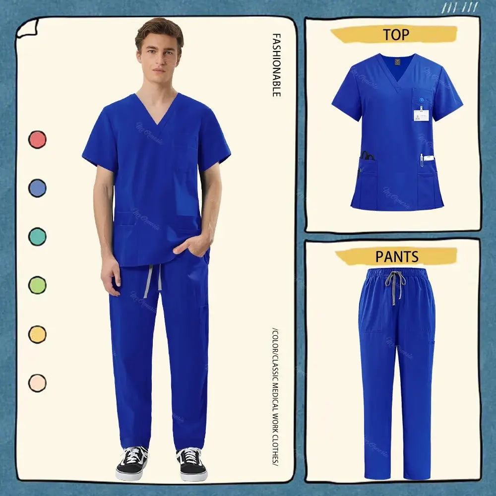 Unisex Healthcare Workwear, Medical and Surgical Uniforms, Scrub Sets - Healthcare Vibes