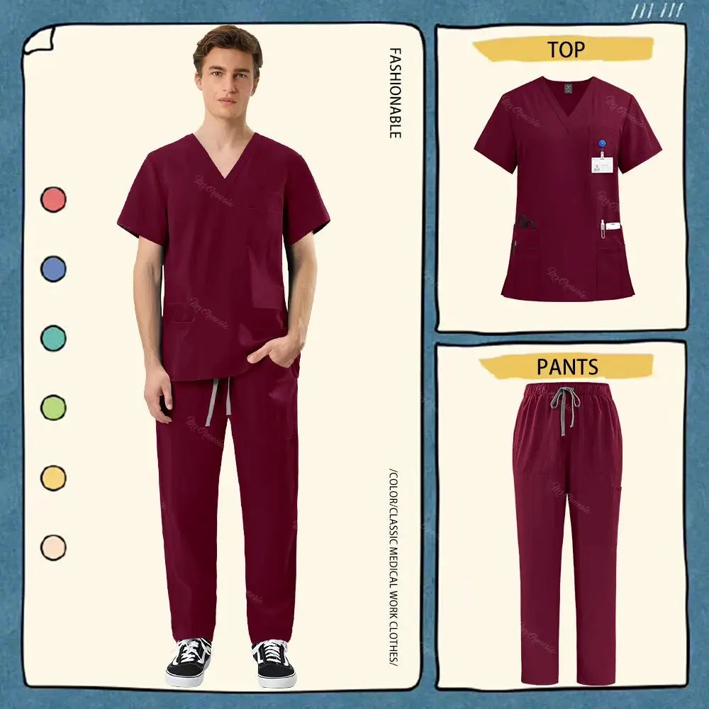 Unisex Healthcare Workwear, Medical and Surgical Uniforms, Scrub Sets - Healthcare Vibes