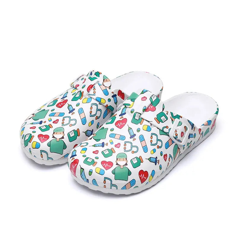 Nurses Shoes, Doctors Shoes, Waterproof Slide-on, Non-slip Clogs - Healthcare Vibes