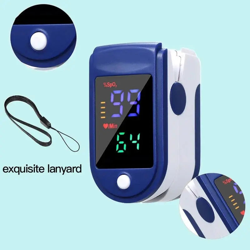 Pulse Oximeter Finger Clip Pulse Monitor Home Monitoring Pulse Oximeter - Healthcare Vibes