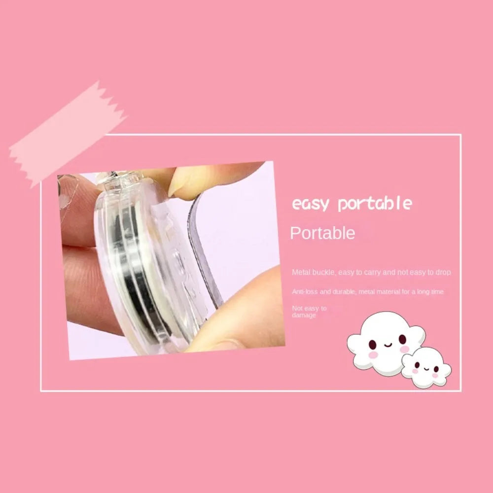Easy To Pull Buckle Nurse Retractable Badge Reel ID Card Accessories Fashion Nurse ID Card Clips Simplicity Cute