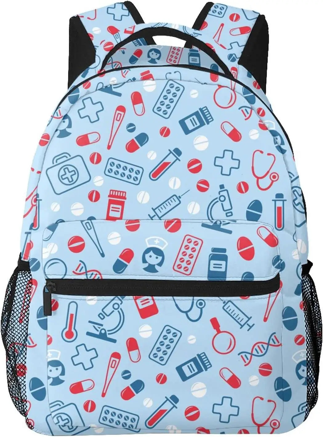 Nurse Backpack with Extra Space, Waterproof Design, and Laptop Compartments – Perfect for Work, Home, and Clinical Essentials! 1 One Size