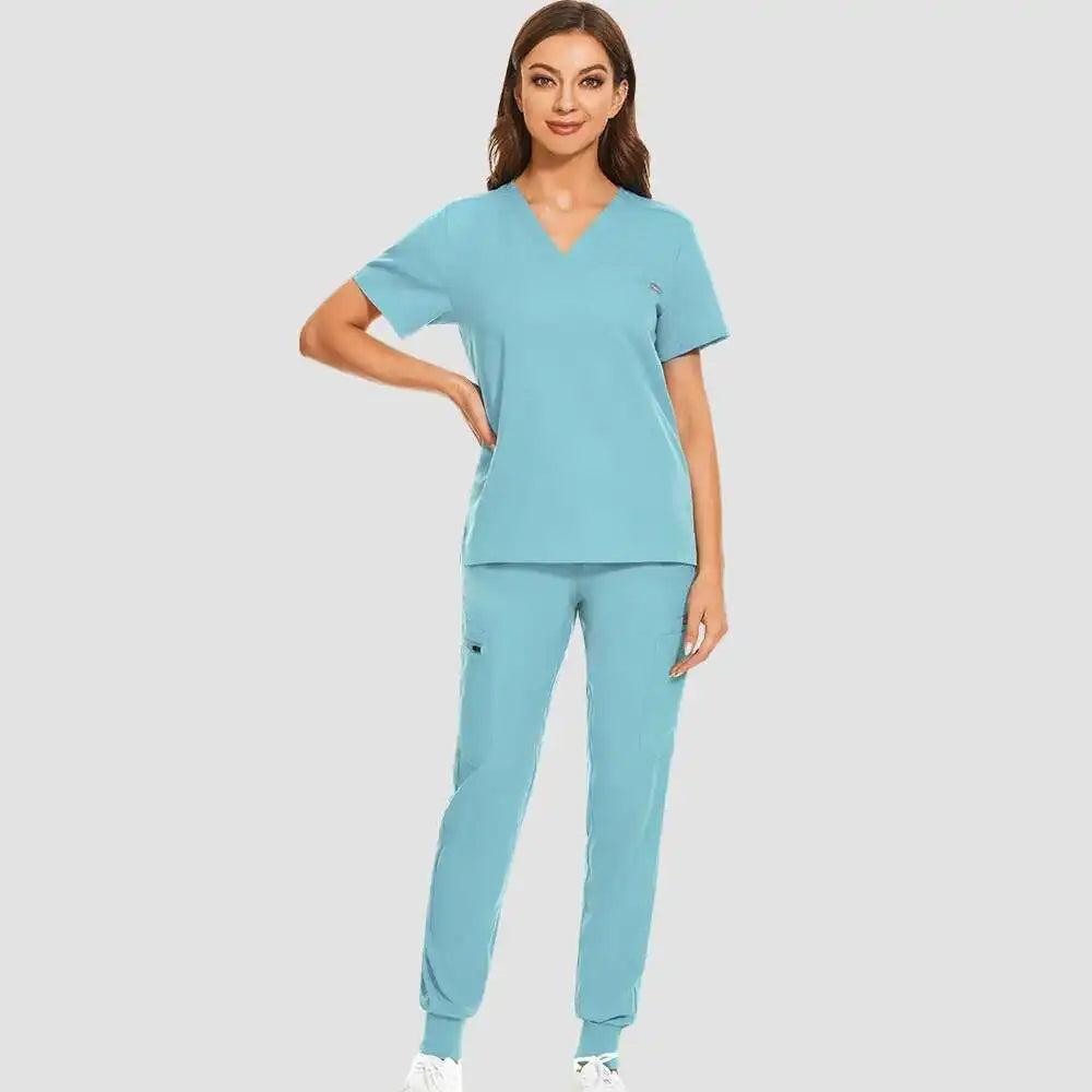 Chic 3-Piece Jogger Scrub Set That Keeps You Comfy and Moving Like a Pro