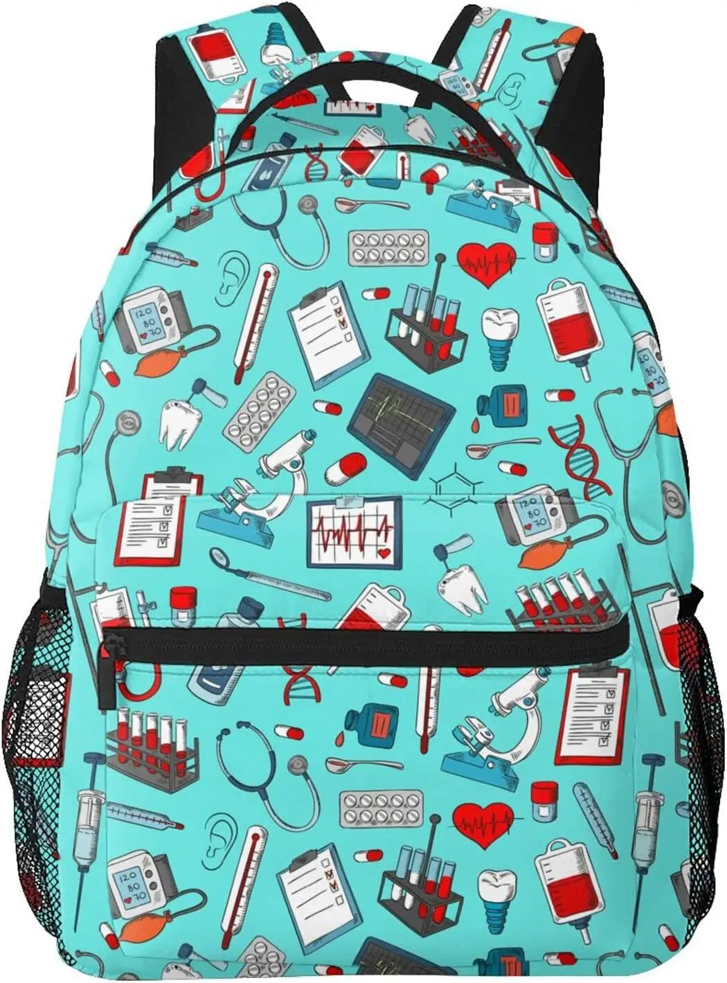 Nurse Backpack Large Capacity Laptop Bags Waterproof Nursing Accessories for Work Home Clinical Bag Nurses Stuff 2 One Size
