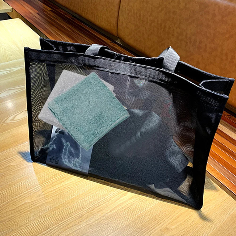 Tote Bags Women Wallets Travel Storage Bags Large Capacity Handbag Transparent Organizer Grid Package Nurse Printing Series - Healthcare Vibes