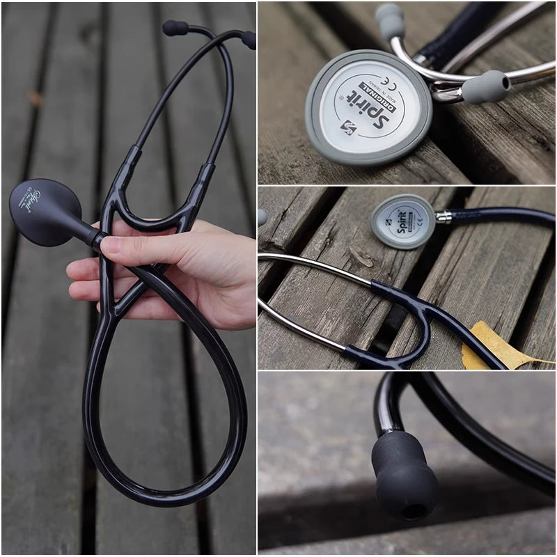 Spirit 735 Single Head Stethoscope for Nurses Soft Sealing Eartips for Doctors, Nurses, EMT Students, Adults, Home Health Use - Healthcare Vibes
