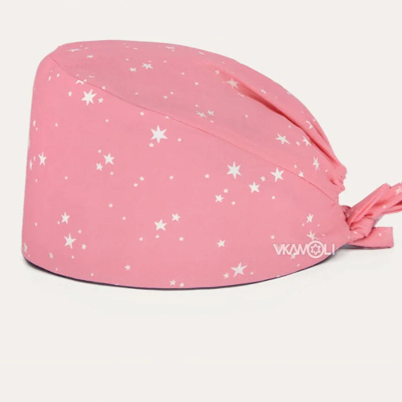 Check out these the Flower-Printed OR Caps! You know, because nothing says 'I'm a professional' like wearing a cap that looks like a garden party exploded on your head - Healthcare Vibes