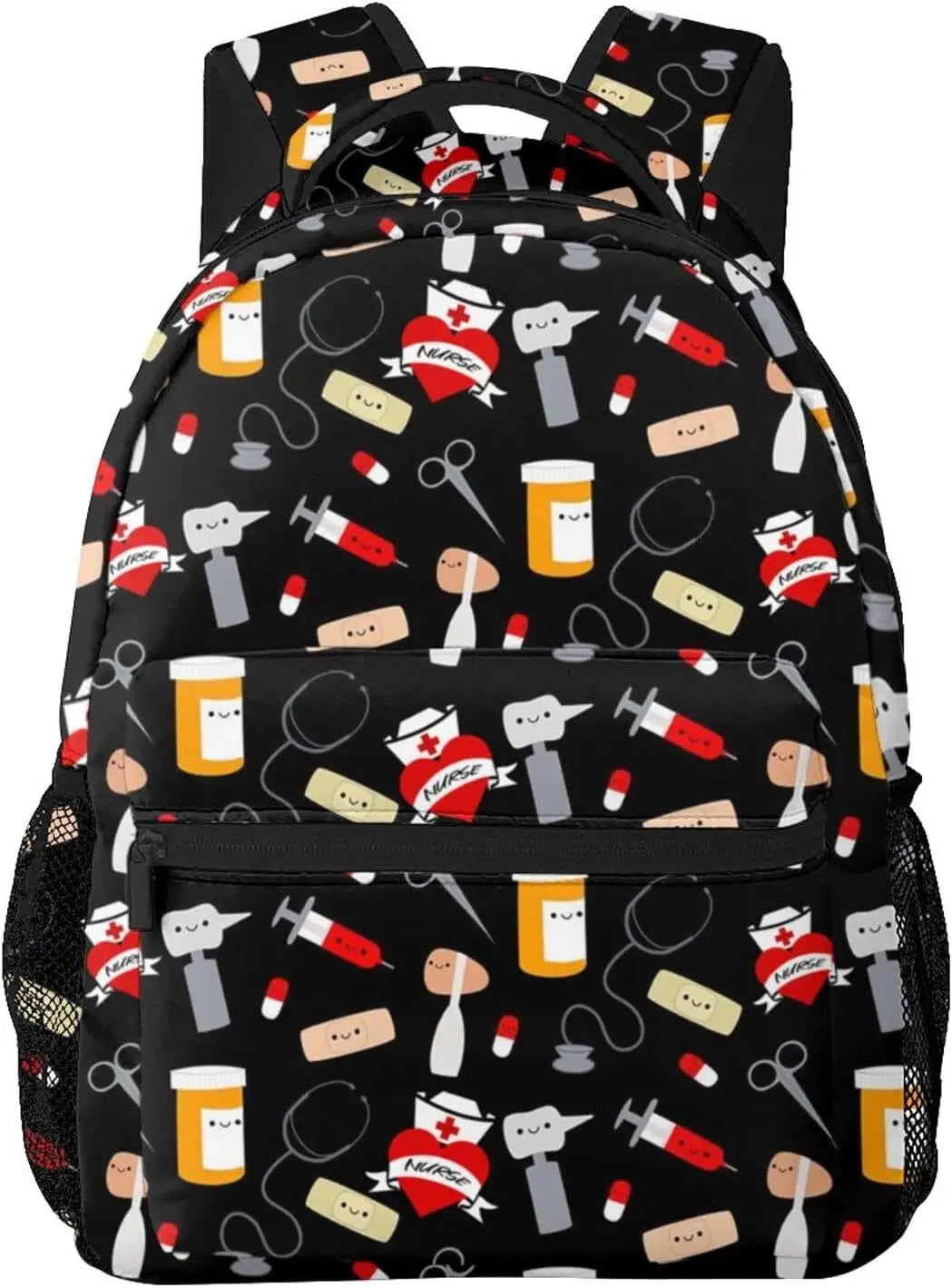 Nurse Backpack with Extra Space, Waterproof Design, and Laptop Compartments – Perfect for Work, Home, and Clinical Essentials! 3 One Size