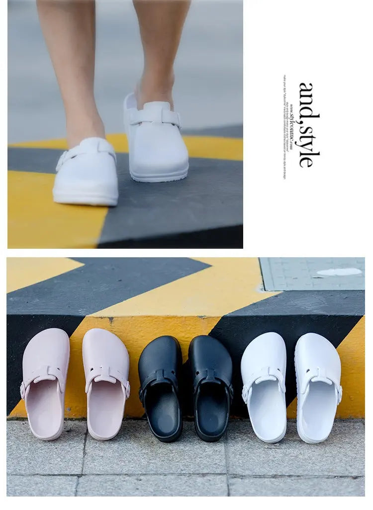 Slip-on Shoes that are non-slip and Waterproof, Nurse Shoes, Doctor Shoes - Healthcare Vibes