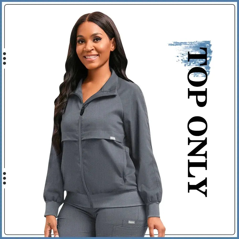 Unisex, Scrub Jacket for Healthcare Professionals, Nurse, Doctor - Healthcare Vibes