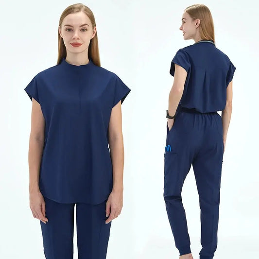 Elevate Your Workday: The Ultimate 10-Pocket Women's Scrub Set for Style and Comfort - Healthcare Vibes