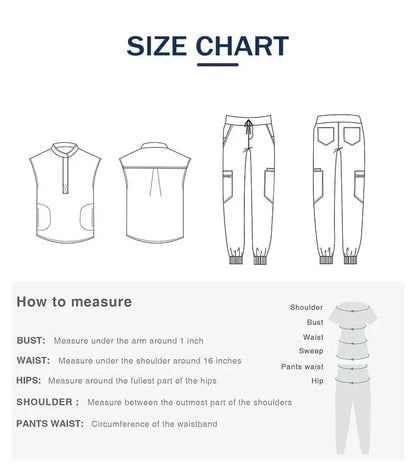 Elevate Your Workday: The Ultimate 10-Pocket Women's Scrub Set for Style and Comfort - Healthcare Vibes