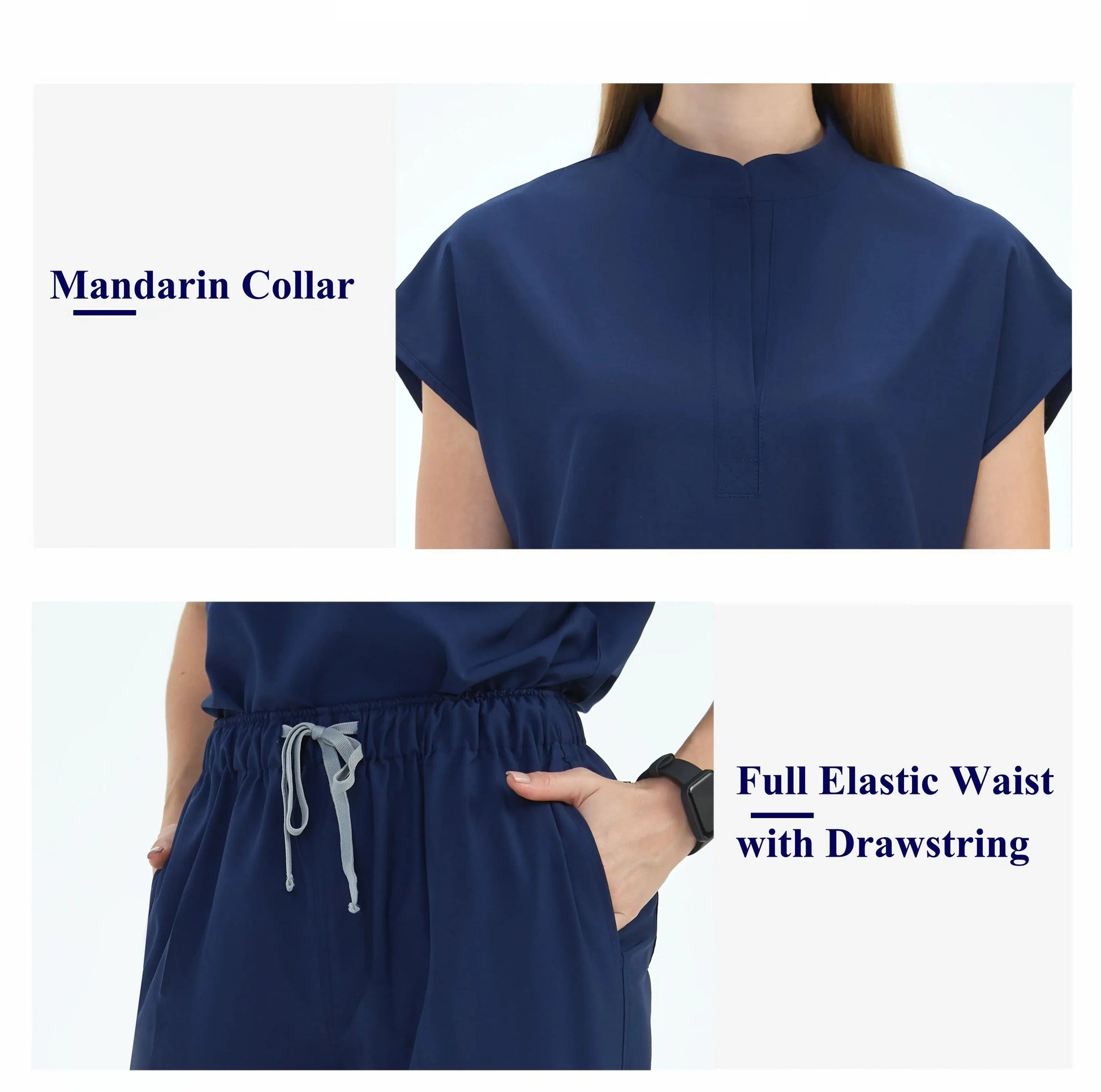 Elevate Your Workday: The Ultimate 10-Pocket Women's Scrub Set for Style and Comfort - Healthcare Vibes
