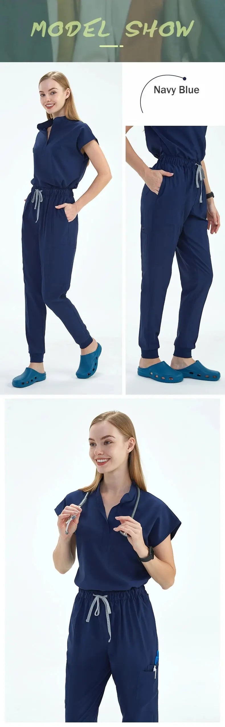 Elevate Your Workday: The Ultimate 10-Pocket Women's Scrub Set for Style and Comfort - Healthcare Vibes