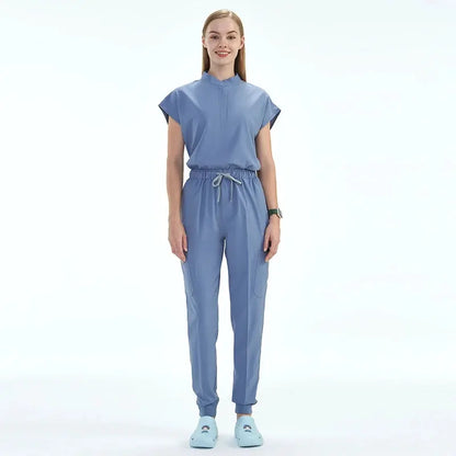 Elevate Your Workday: The Ultimate 10-Pocket Women's Scrub Set for Style and Comfort - Healthcare Vibes