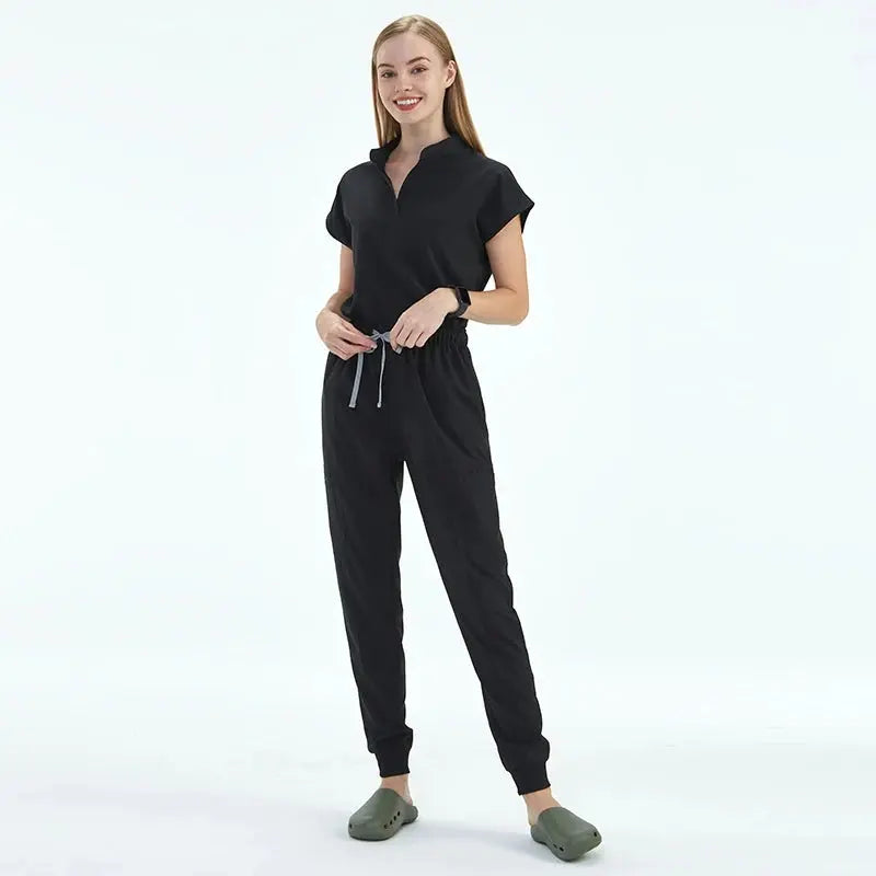 Elevate Your Workday: The Ultimate 10-Pocket Women's Scrub Set for Style and Comfort - Healthcare Vibes