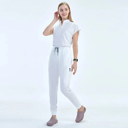 Elevate Your Workday: The Ultimate 10-Pocket Women's Scrub Set for Style and Comfort - Healthcare Vibes
