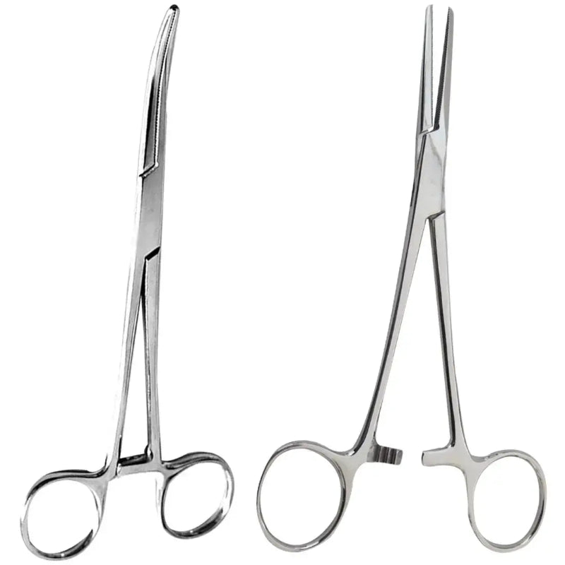 Curved or Straight Stainless-Steel, Locking Pick-Ups: Kelly, Ochsner, Halsted, Hartman, Crile, Pean - Healthcare Vibes