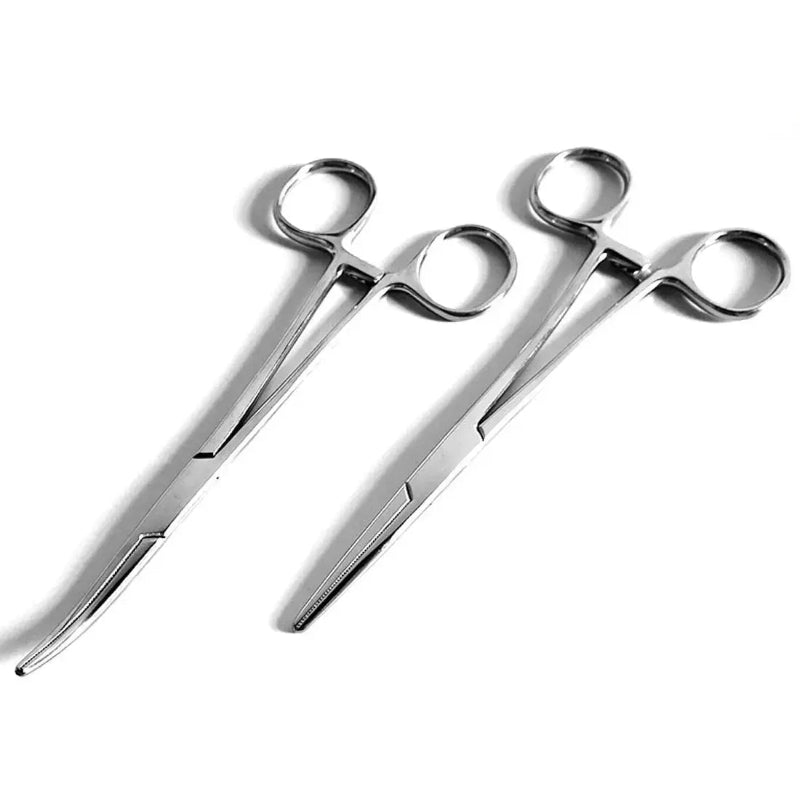 Curved or Straight Stainless-Steel, Locking Pick-Ups: Kelly, Ochsner, Halsted, Hartman, Crile, Pean - Healthcare Vibes