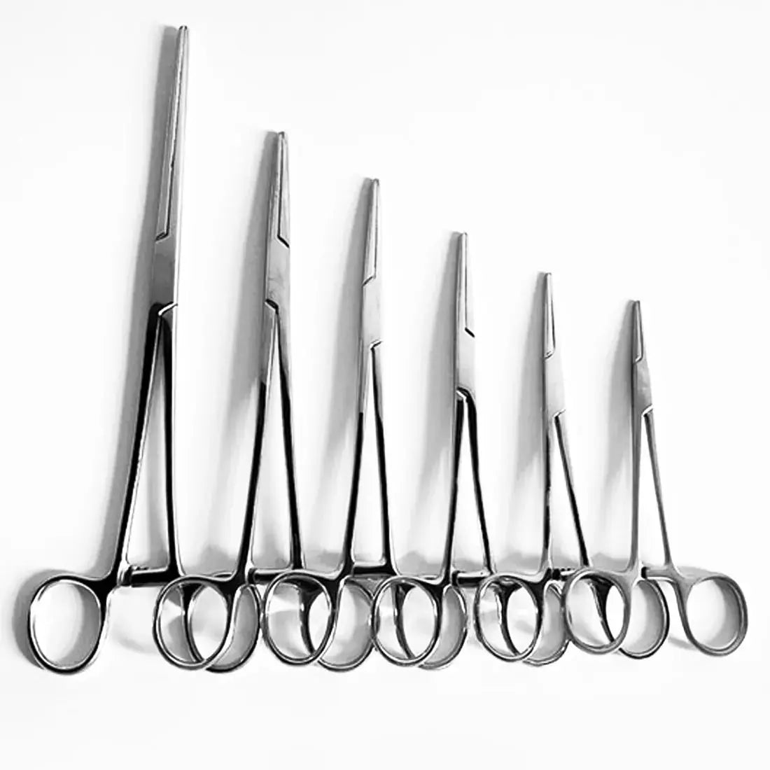 Curved or Straight Stainless-Steel, Locking Pick-Ups: Kelly, Ochsner, Halsted, Hartman, Crile, Pean - Healthcare Vibes