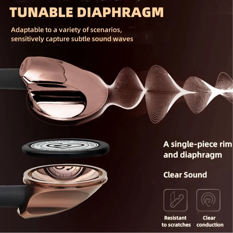Carent Medical Professional Cardiology Stethoscope Diagnostic Stethoscope Master Cardiology Stethoscope For Nurse Health Care