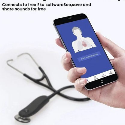 Digital Bluetooth Wireless Intelligent Electronic Stethoscope 40x Magnification-Comes With App - Healthcare Vibes