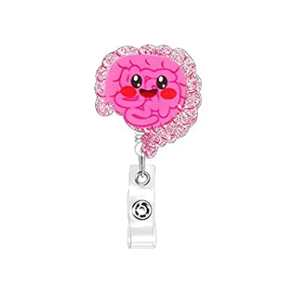 Anatomy Retractable Nurse Badge Reel, Clip Badge Holder, ID Card Holder - Healthcare Vibes
