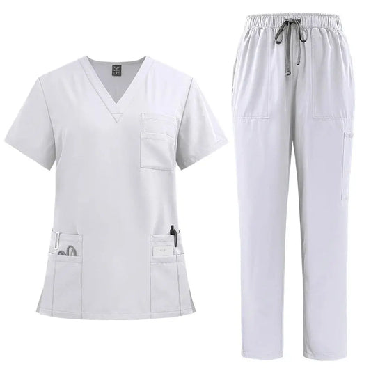 Doctor and Nurse Work Uniforms, Scrubs, Straight Leg Pants - Healthcare Vibes