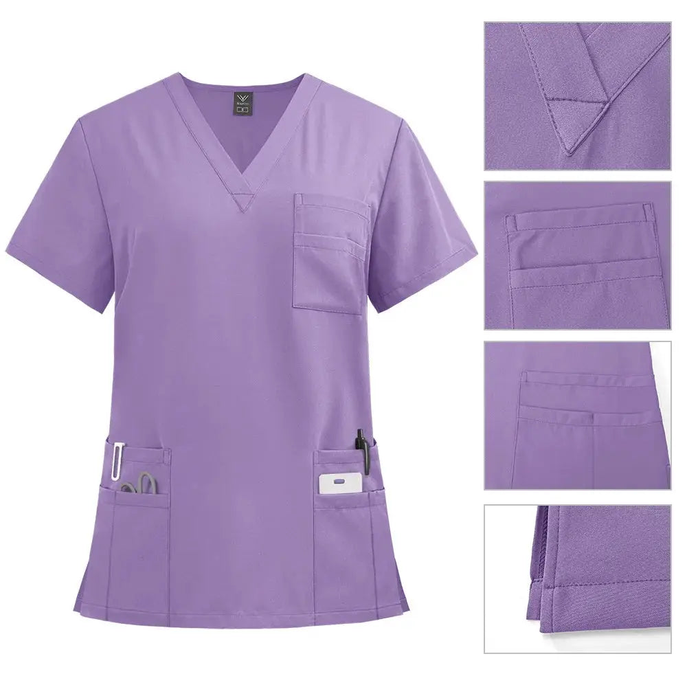 Doctor and Nurse Work Uniforms, Scrubs, Straight Leg Pants - Healthcare Vibes