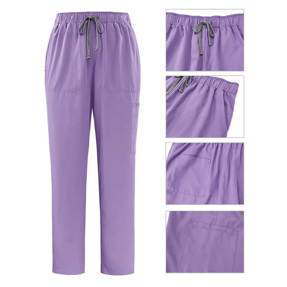 Doctor and Nurse Work Uniforms, Scrubs, Straight Leg Pants - Healthcare Vibes
