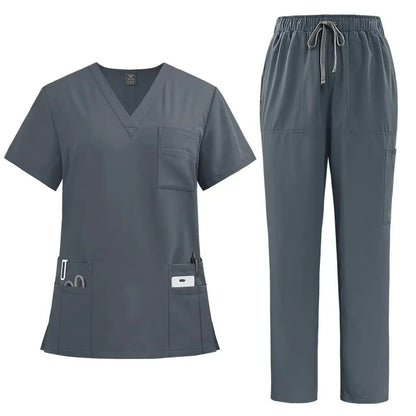 Doctor and Nurse Work Uniforms, Scrubs, Straight Leg Pants - Healthcare Vibes