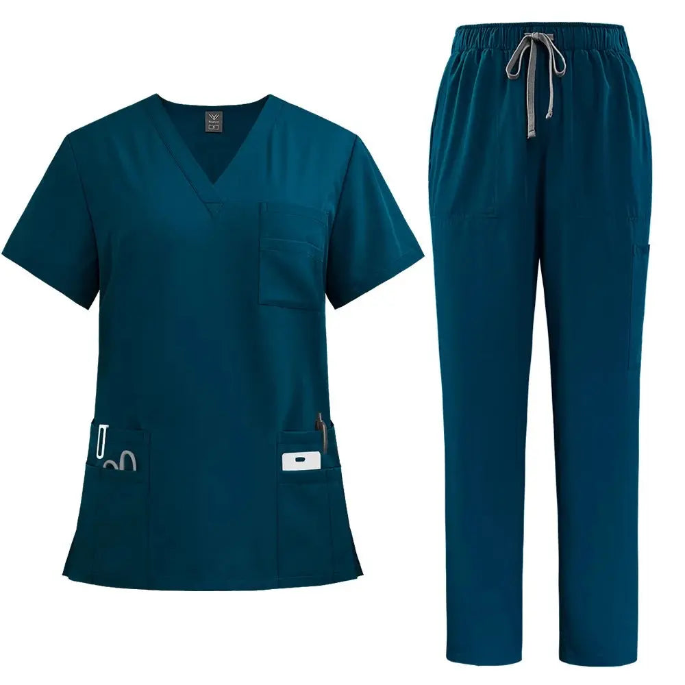 Doctor and Nurse Work Uniforms, Scrubs, Straight Leg Pants - Healthcare Vibes