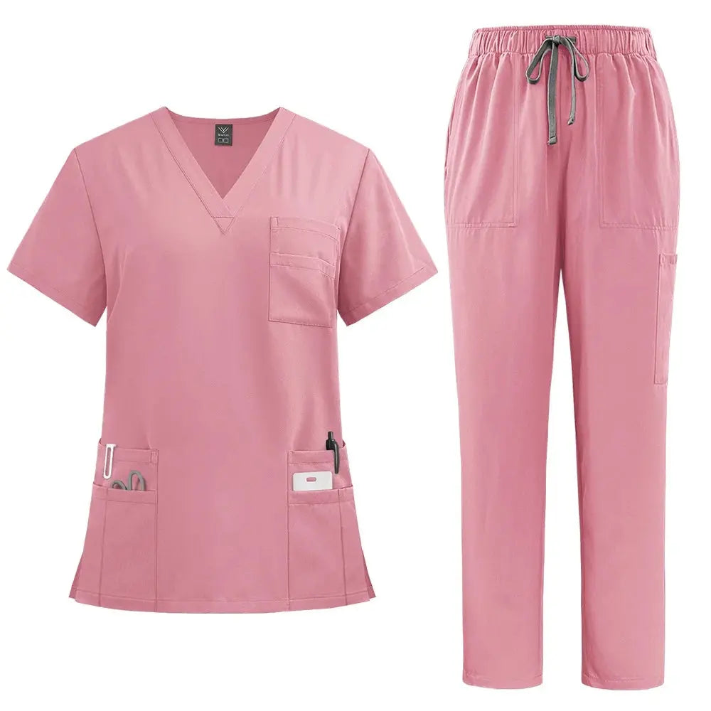 Doctor and Nurse Work Uniforms, Scrubs, Straight Leg Pants - Healthcare Vibes