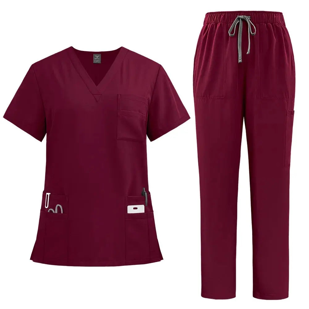 Doctor and Nurse Work Uniforms, Scrubs, Straight Leg Pants - Healthcare Vibes