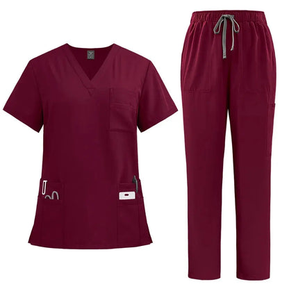 Doctor and Nurse Work Uniforms, Scrubs, Straight Leg Pants - Healthcare Vibes