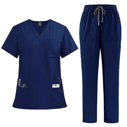 Doctor and Nurse Work Uniforms, Scrubs, Straight Leg Pants - Healthcare Vibes