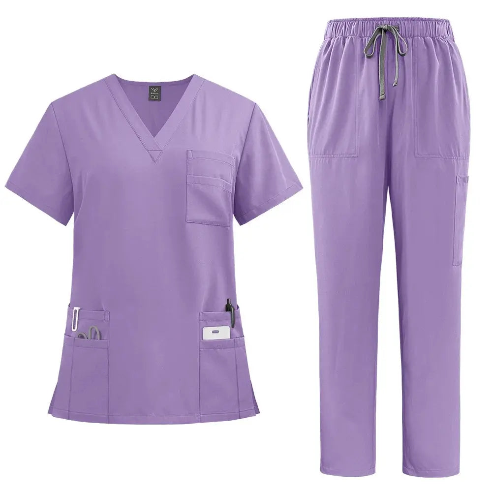 Doctor and Nurse Work Uniforms, Scrubs, Straight Leg Pants - Healthcare Vibes