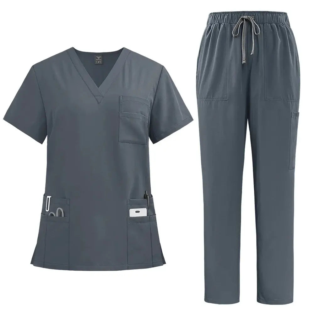 Doctor and Nurse Work Uniforms, Scrubs, Straight Leg Pants - Healthcare Vibes