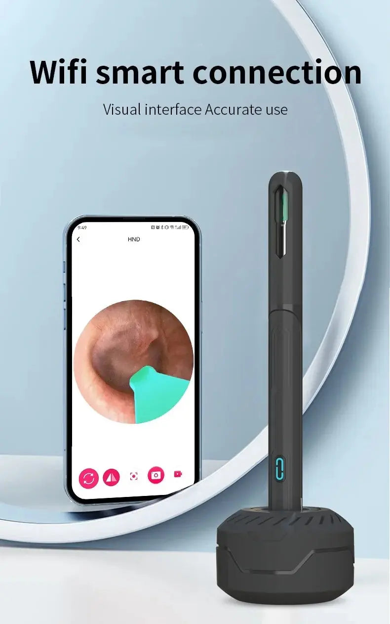 Camera Otoscope Earpick Set, USB C Charging Endoscope - Healthcare Vibes