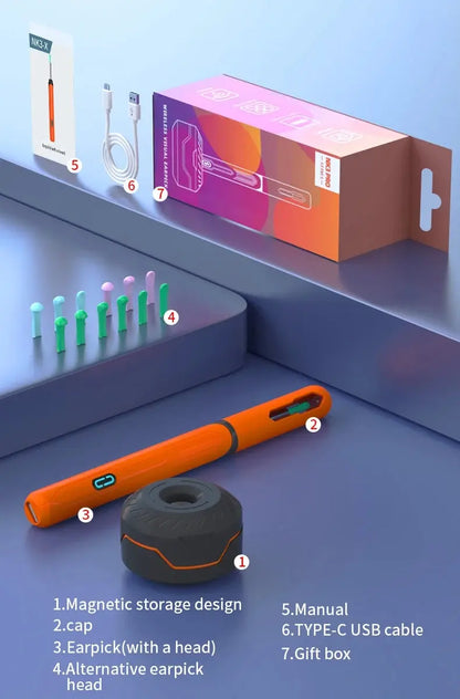 Camera Otoscope Earpick Set, USB C Charging Endoscope - Healthcare Vibes
