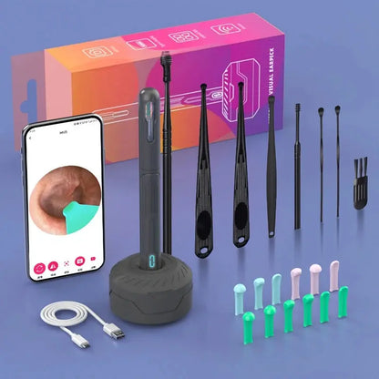 Camera Otoscope Earpick Set, USB C Charging Endoscope - Healthcare Vibes