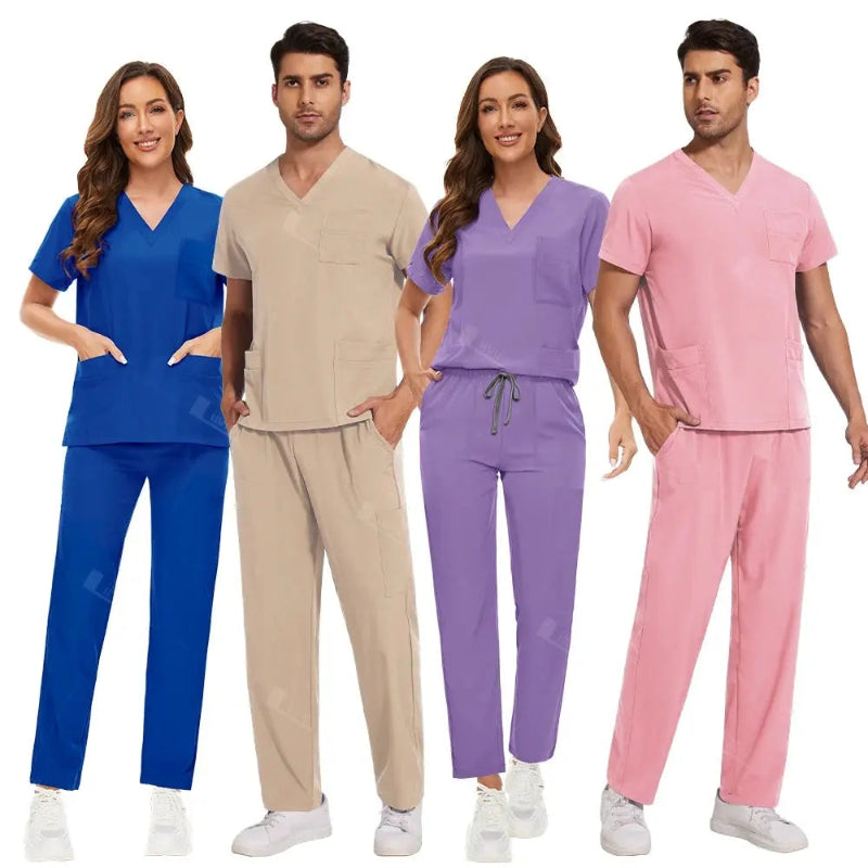 Professional Unisex Scrubs Set Built for Comfort and Functionality - Healthcare Vibes