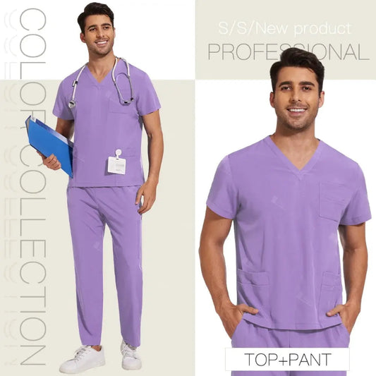 Professional Unisex Scrubs Set Built for Comfort and Functionality - Healthcare Vibes