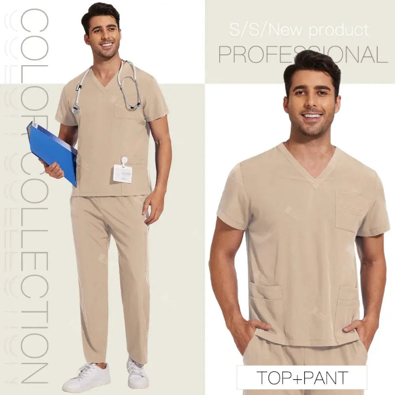 Professional Unisex Scrubs Set Built for Comfort and Functionality - Healthcare Vibes